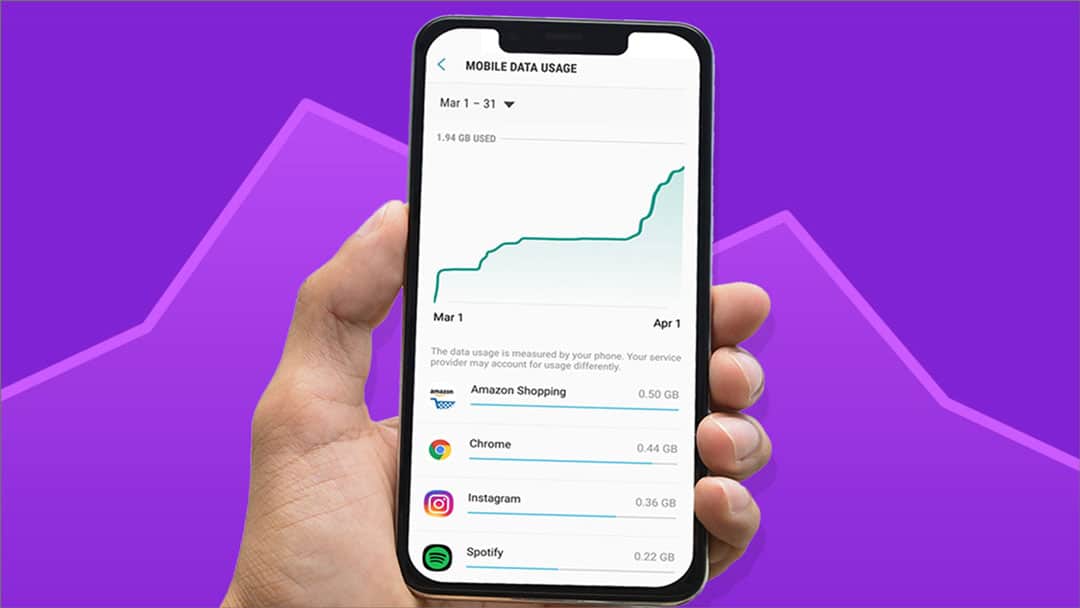 معرفة التطبيقات التي تستهلك الانترنت